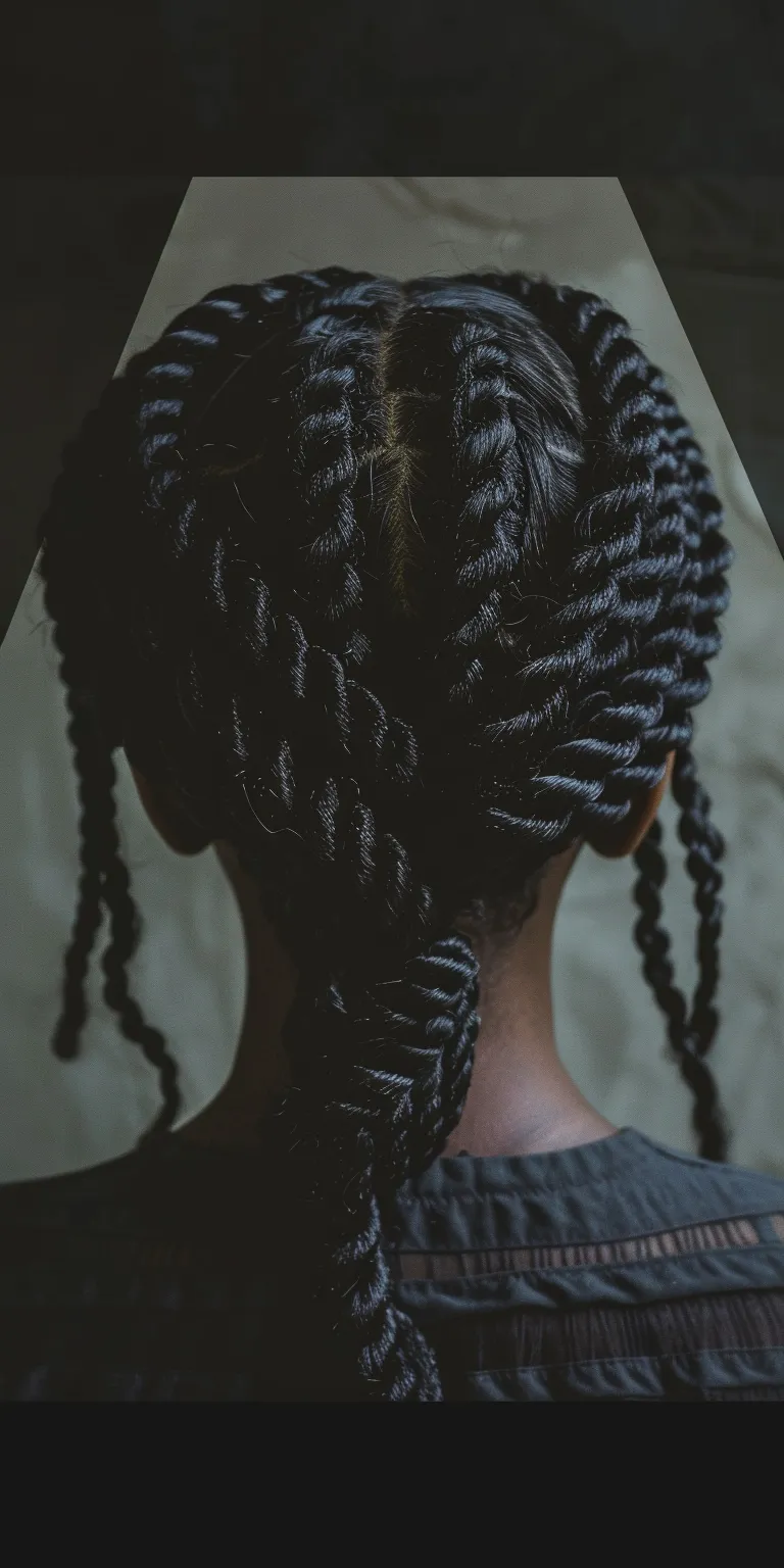 weave hairstyles Hair twists, Waterfall braids, Cornrows, Crochet Dreadlocks