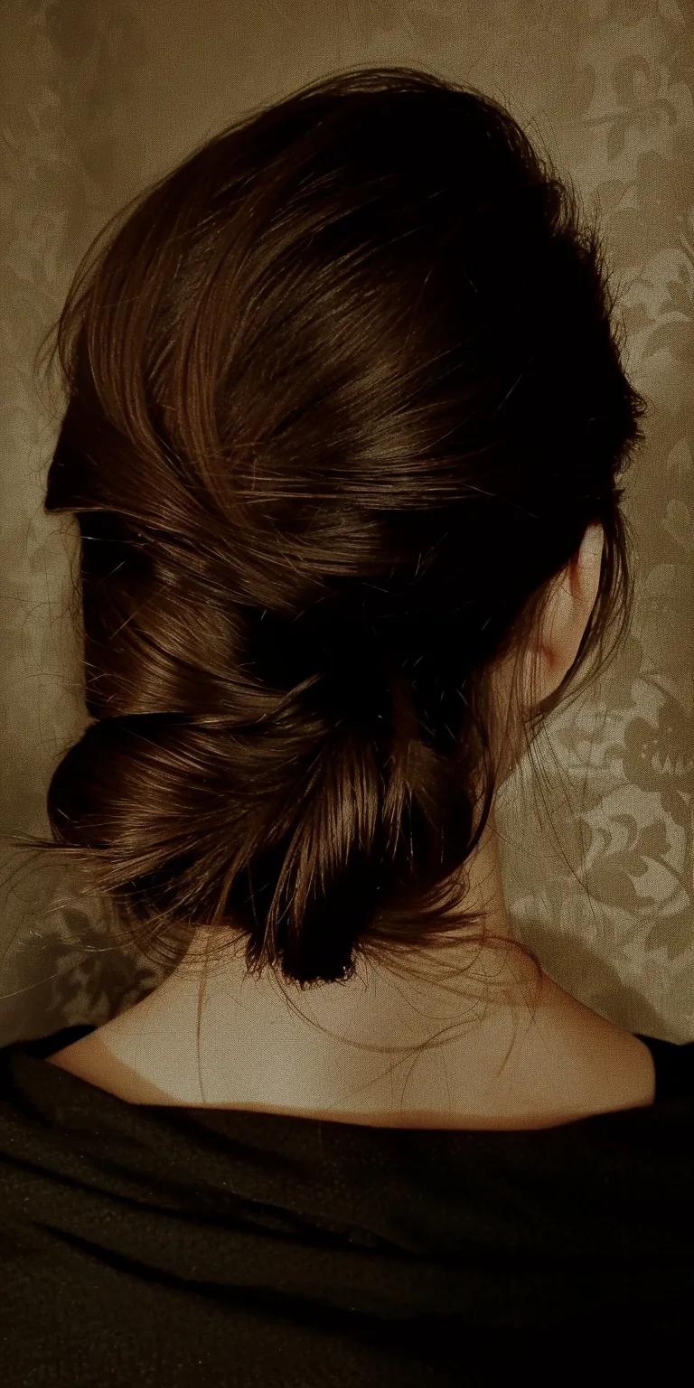 new hairstyles female Chignon, Updo, Japanese women's hairstyles, Milkmaid braid, French braid