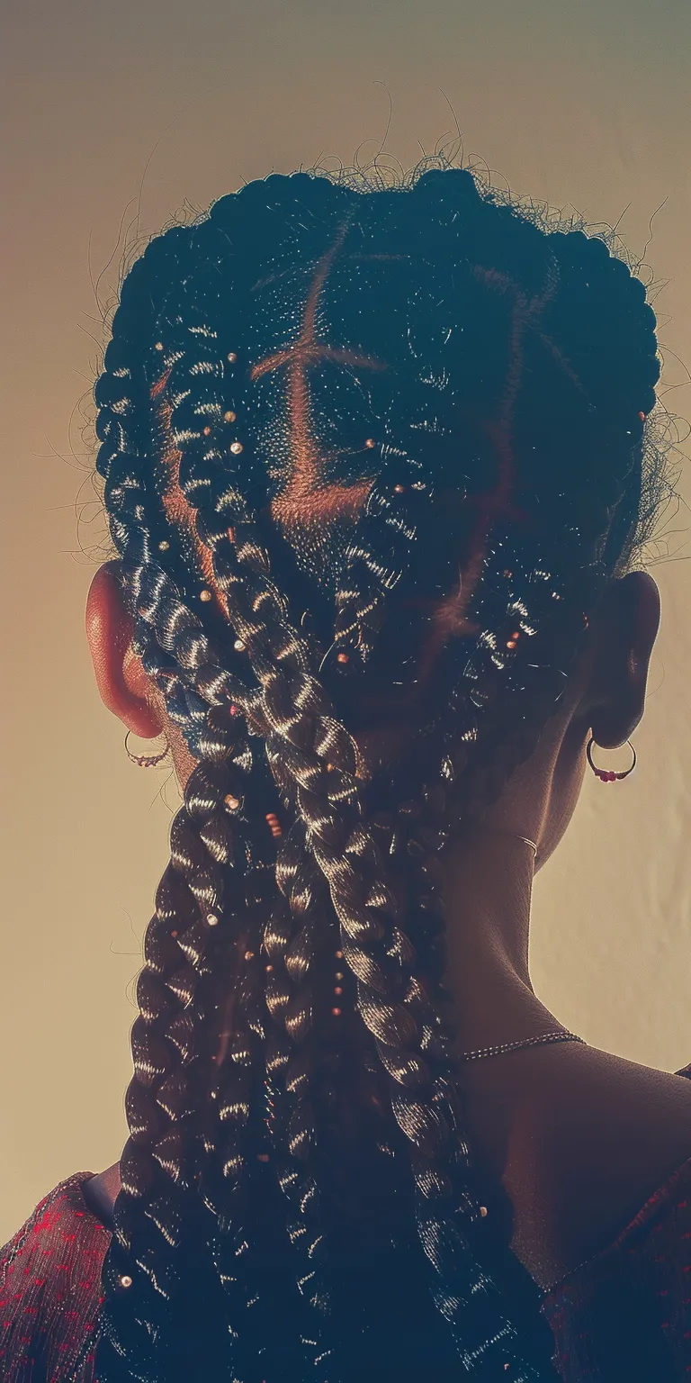 braids to the side Hair twists, Crochet braids, Waterfall Cornrows, Boho