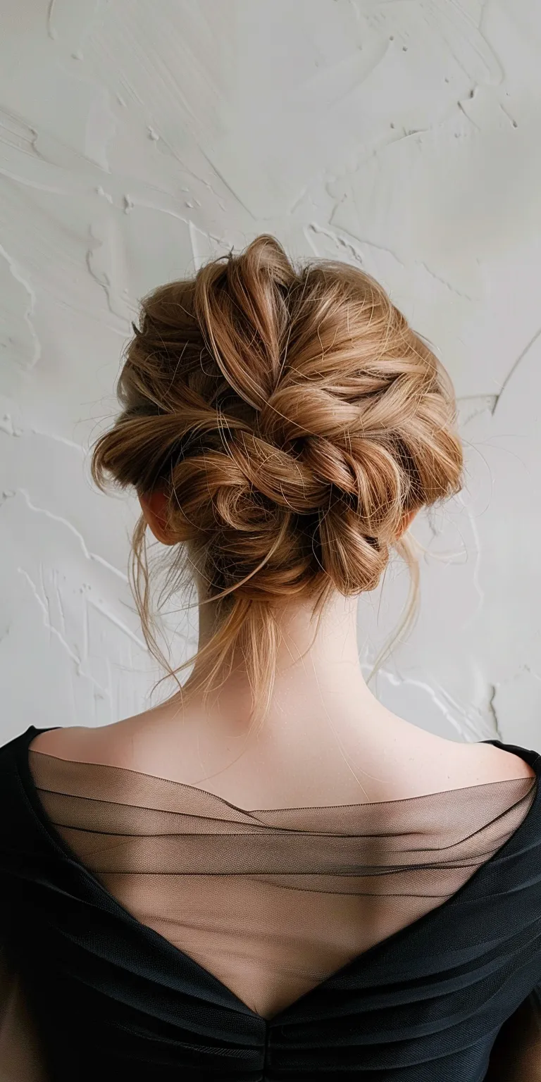 cute updos Updo, Chignon, Ballerina bun, French twist, braid