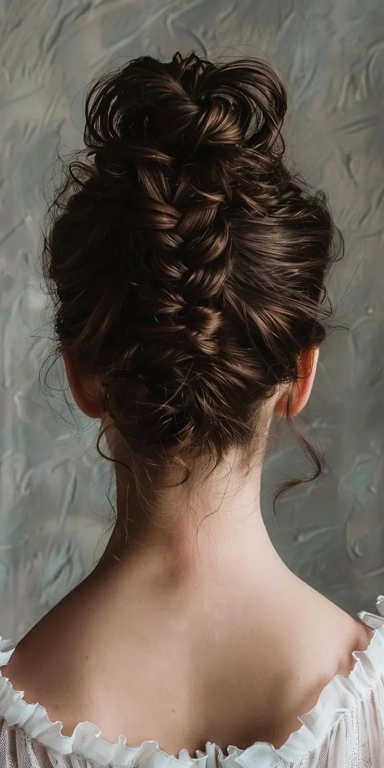 regency hairstyles Waterfall braids, French braid, Updo, Milkmaid twist