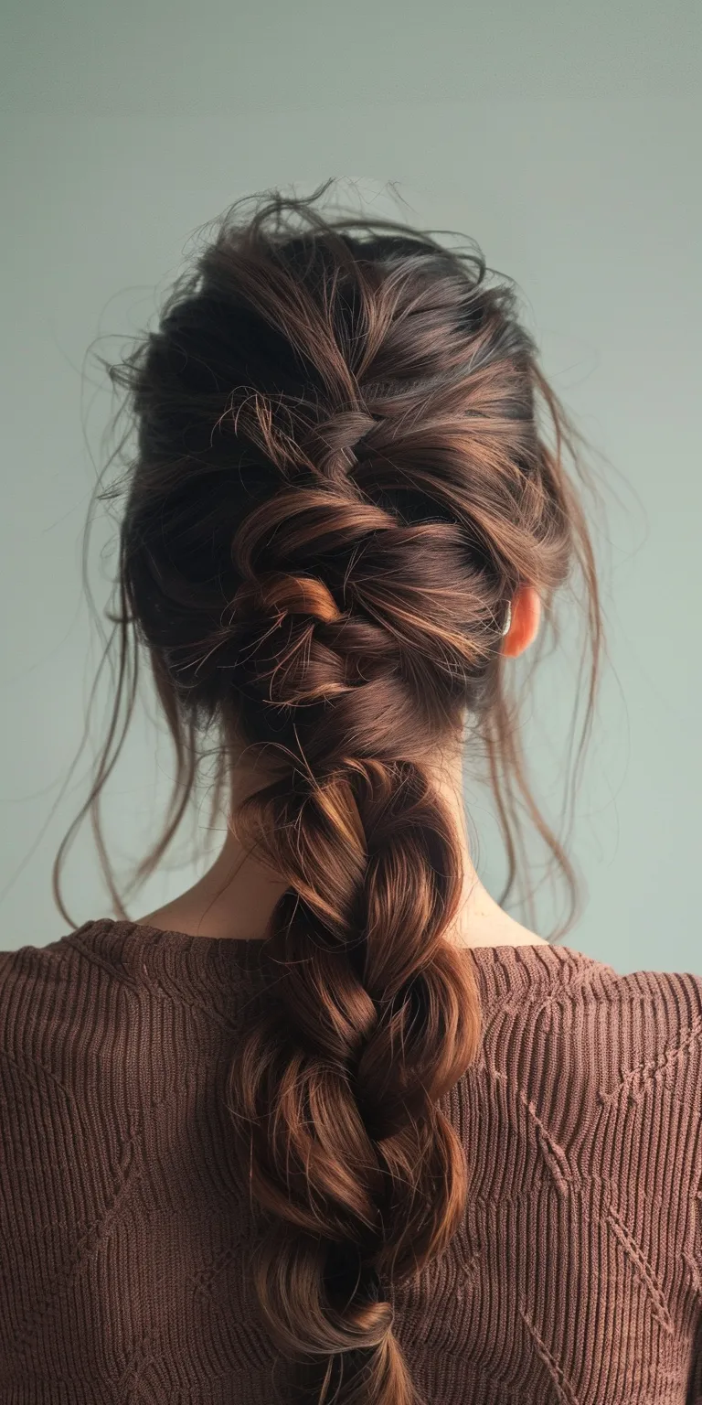 easy hairstyles for long hair French braid, Waterfall braids, Braid, twist, Milkmaid braid