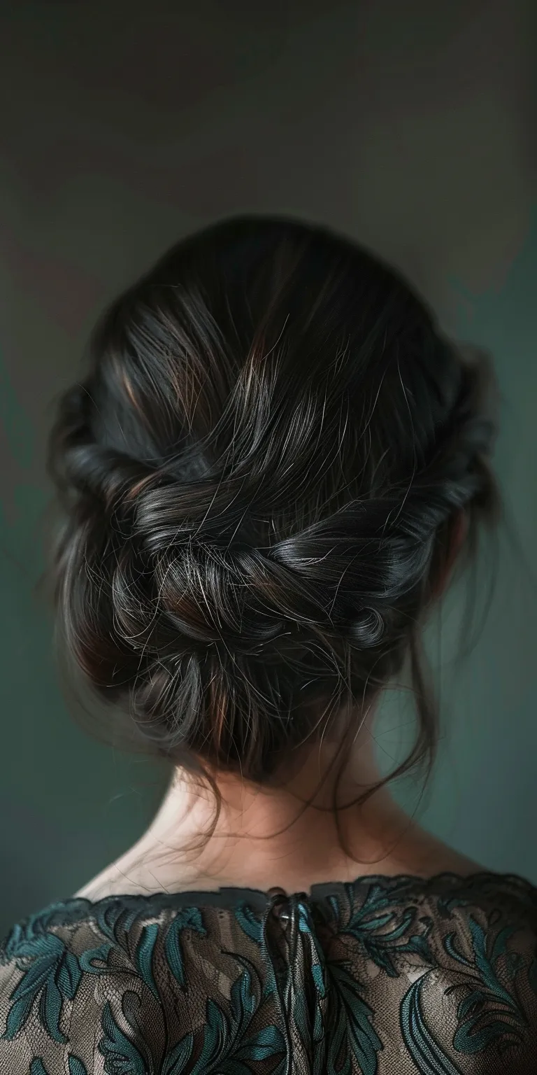 alt hairstyles Chignon, Updo, Milkmaid braid, French twist, braid