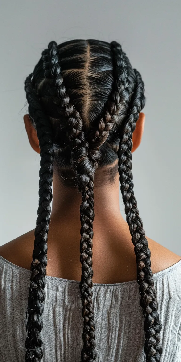 small knotless braids Hair twists, Crochet braids, Waterfall Cornrows, Boho