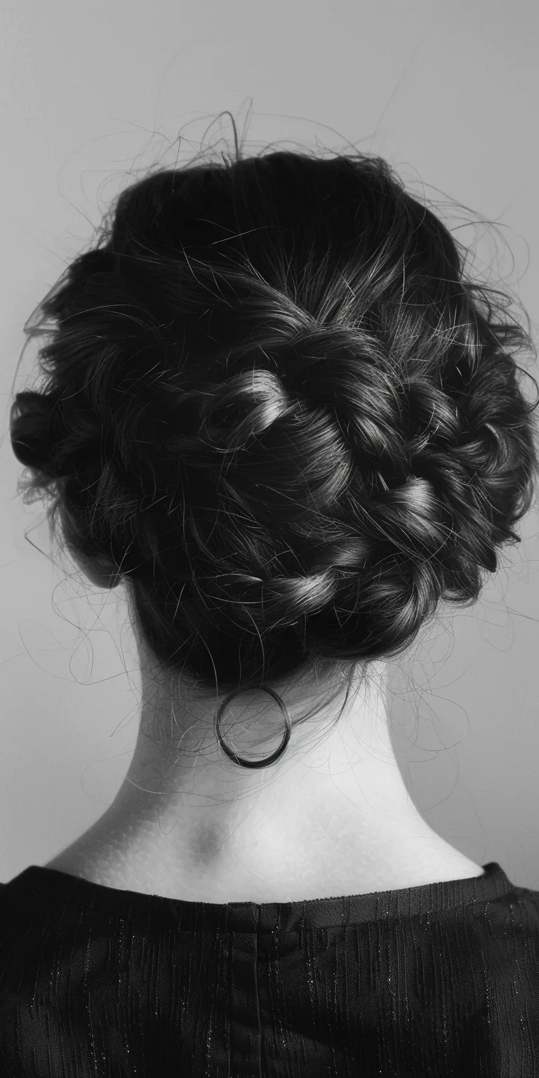 facial hair styles Chignon, Milkmaid braid, Updo, French twist, braid