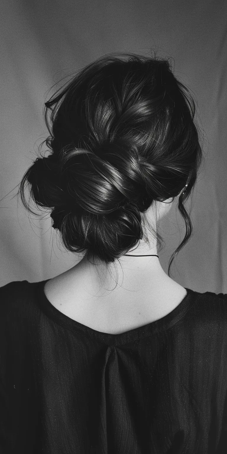 korean hair styles Chignon, Updo, French twist, Milkmaid braid, Ballerina bun