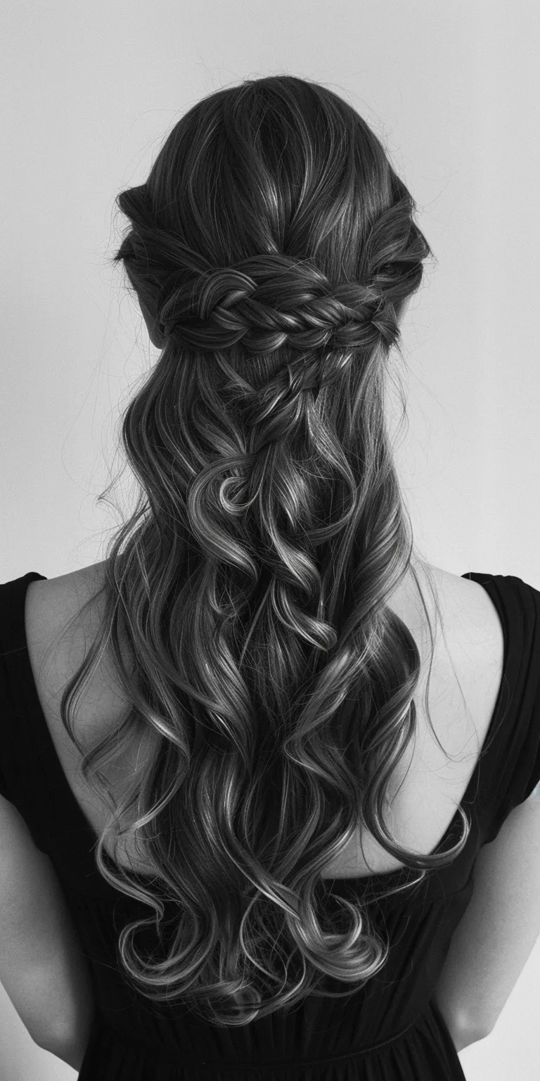 formal hair styles Waterfall braids, French braid, Braid, Boho Hair twists