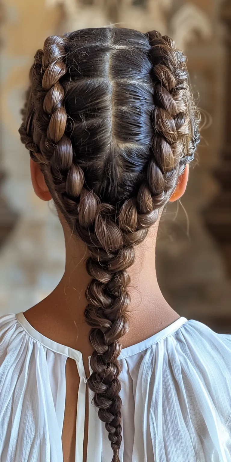 halo braid French twist, Milkmaid braid, Historical Christian hairstyles, Waterfall braids