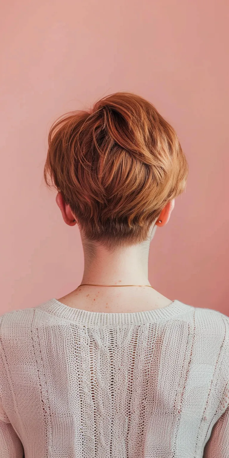 aesthetic hairstyles Ballerina bun, Chignon, Updo, Asymmetric cut, Pixie cut