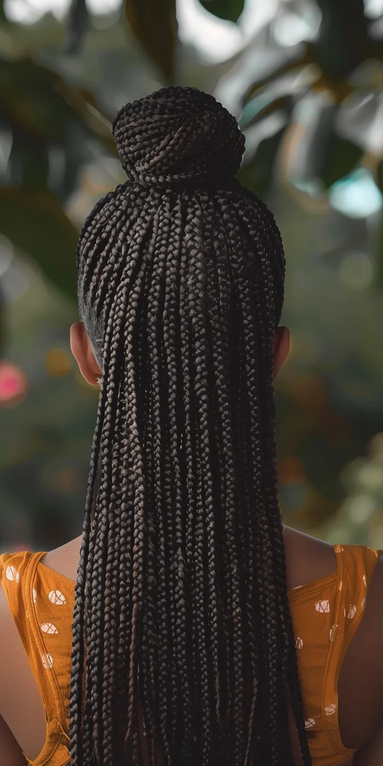 box braids hairstyles Hair twists, Cornrows, Digital perm, Crochet braids, Waterfall