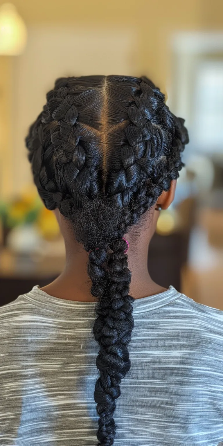 braid out Waterfall braids, French twist, braid, Hair twists, Braid