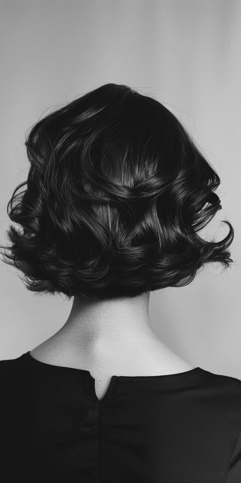 cool hair styles Finger wave, Chignon, Asymmetric cut, Updo, Milkmaid braid