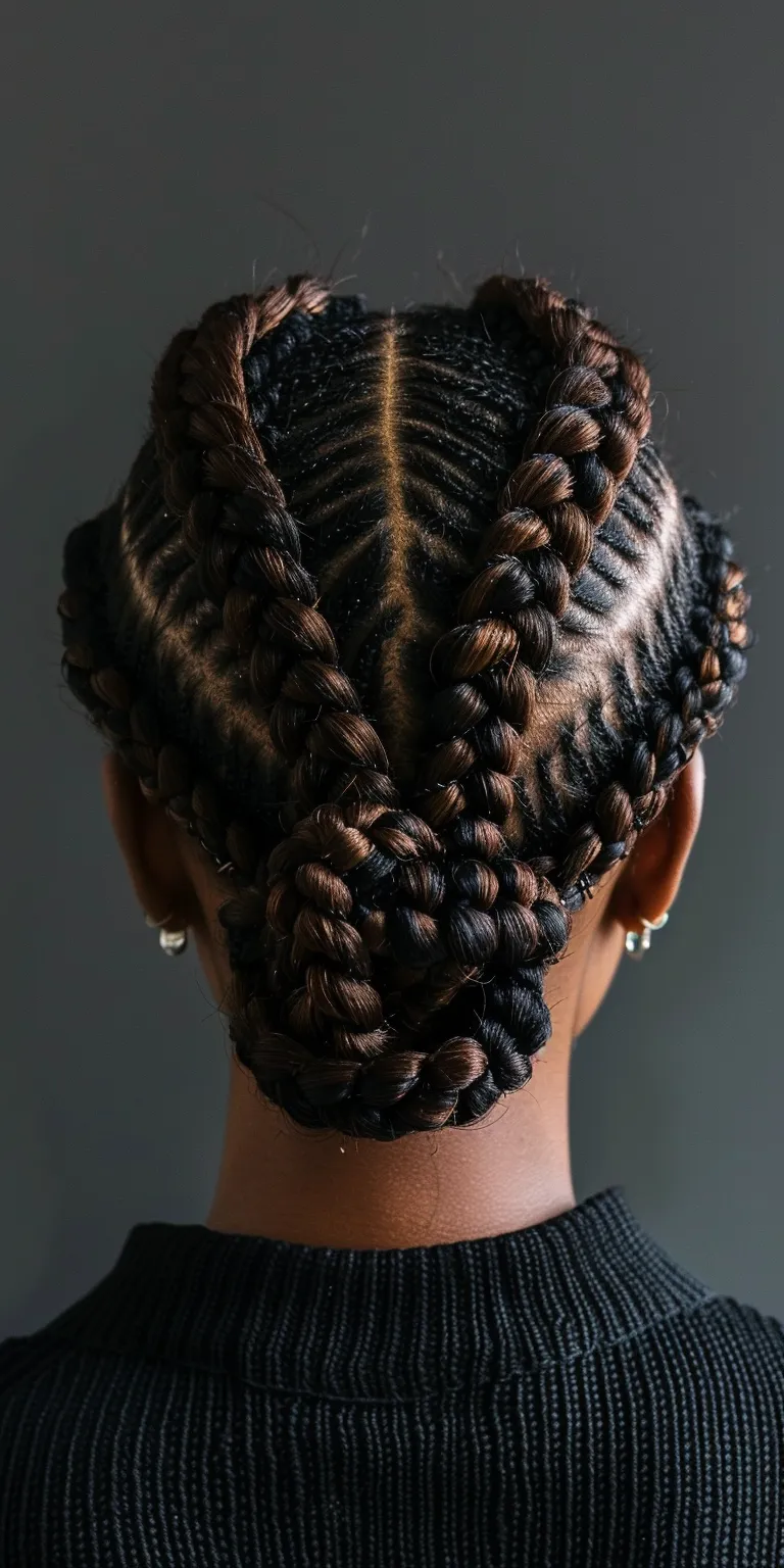 invisible braids Hair twists, French twist, Waterfall braids, Crochet Finger wave