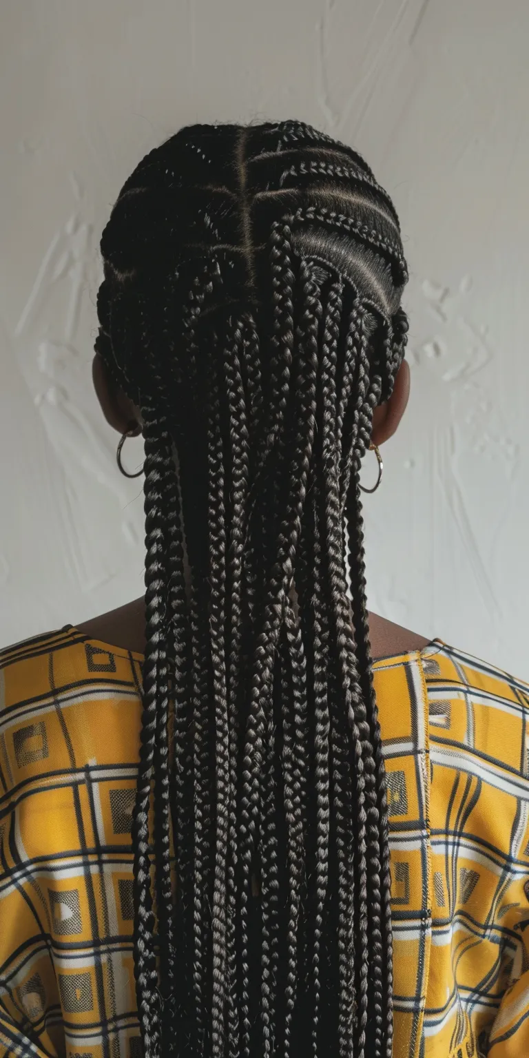 box braids hairstyles Hair twists, Waterfall braids, Boho Crochet Braid