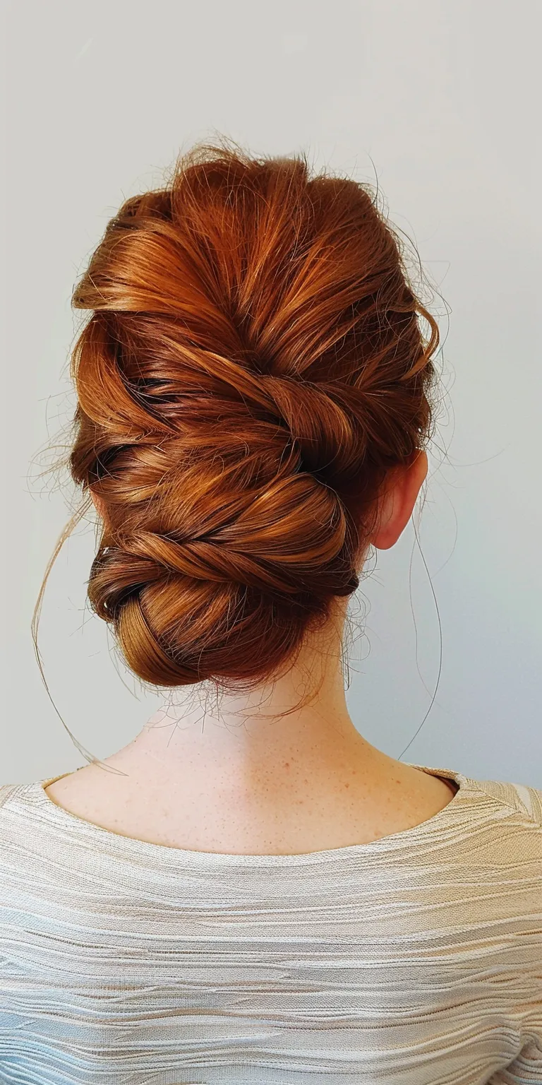 hair bun styles Updo, Milkmaid braid, Chignon, French twist, braid