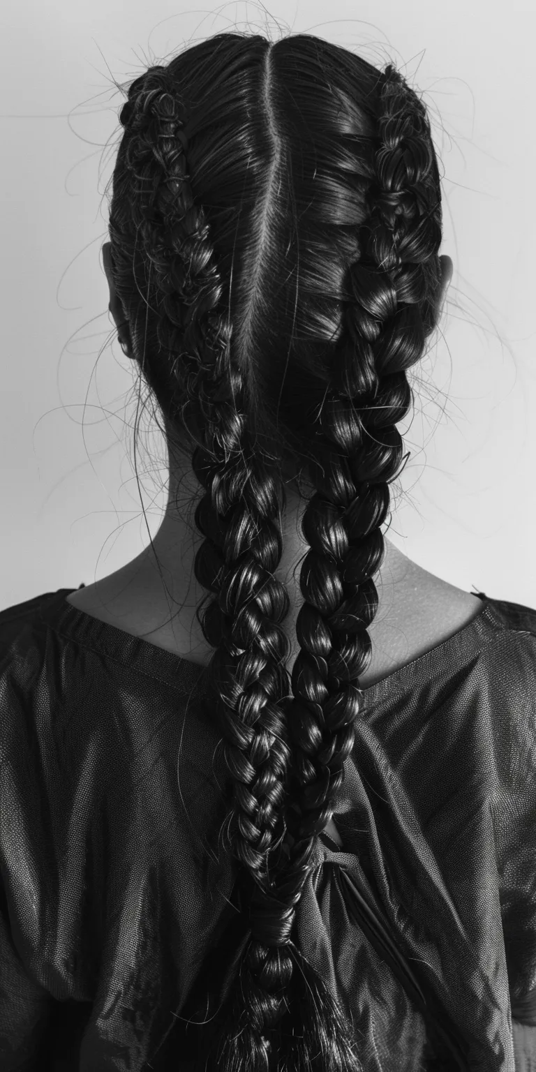 long braids hairstyles French braid, Waterfall braids, Braid, Boho Hair twists