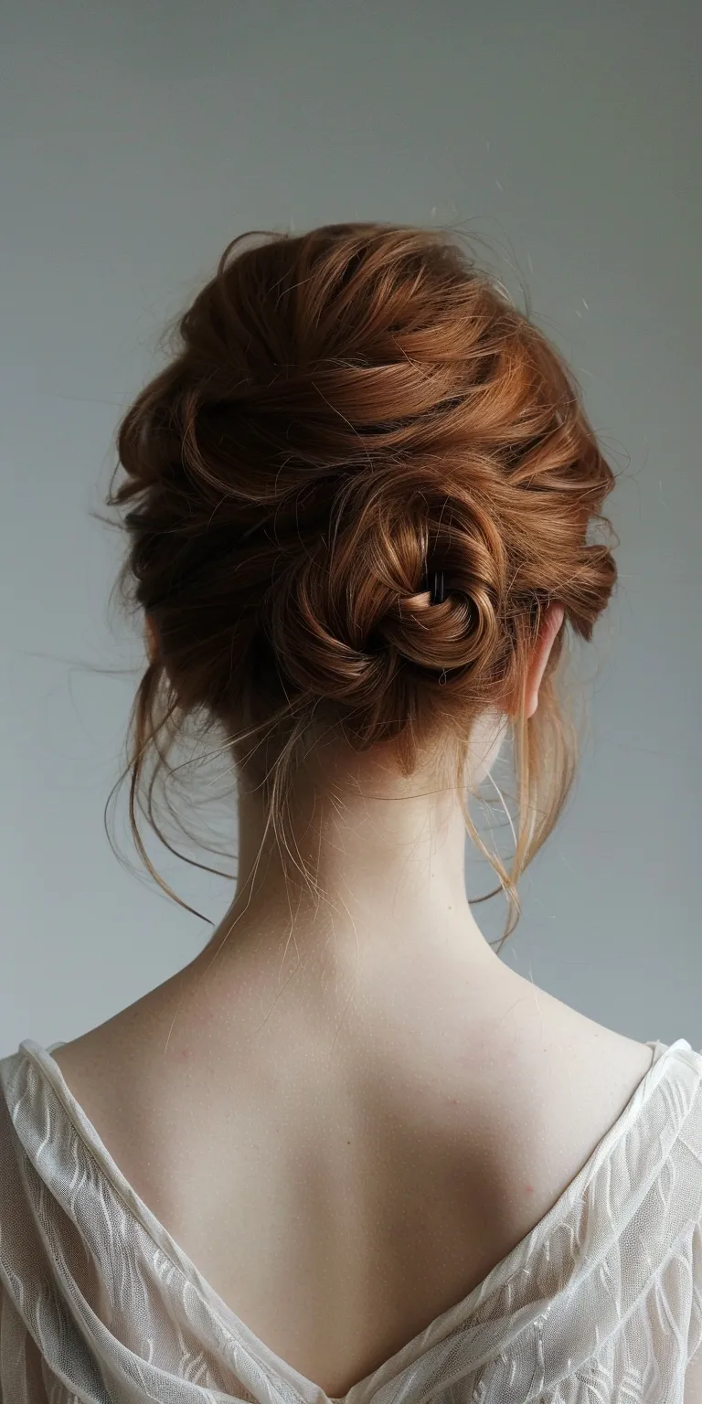 formal hairstyles for short hair Updo, Chignon, Ballerina bun, Milkmaid braid, French twist