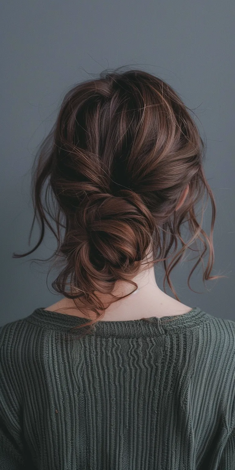 hairstyles for big foreheads female Updo, Chignon, Milkmaid braid, Layered hair, French braid