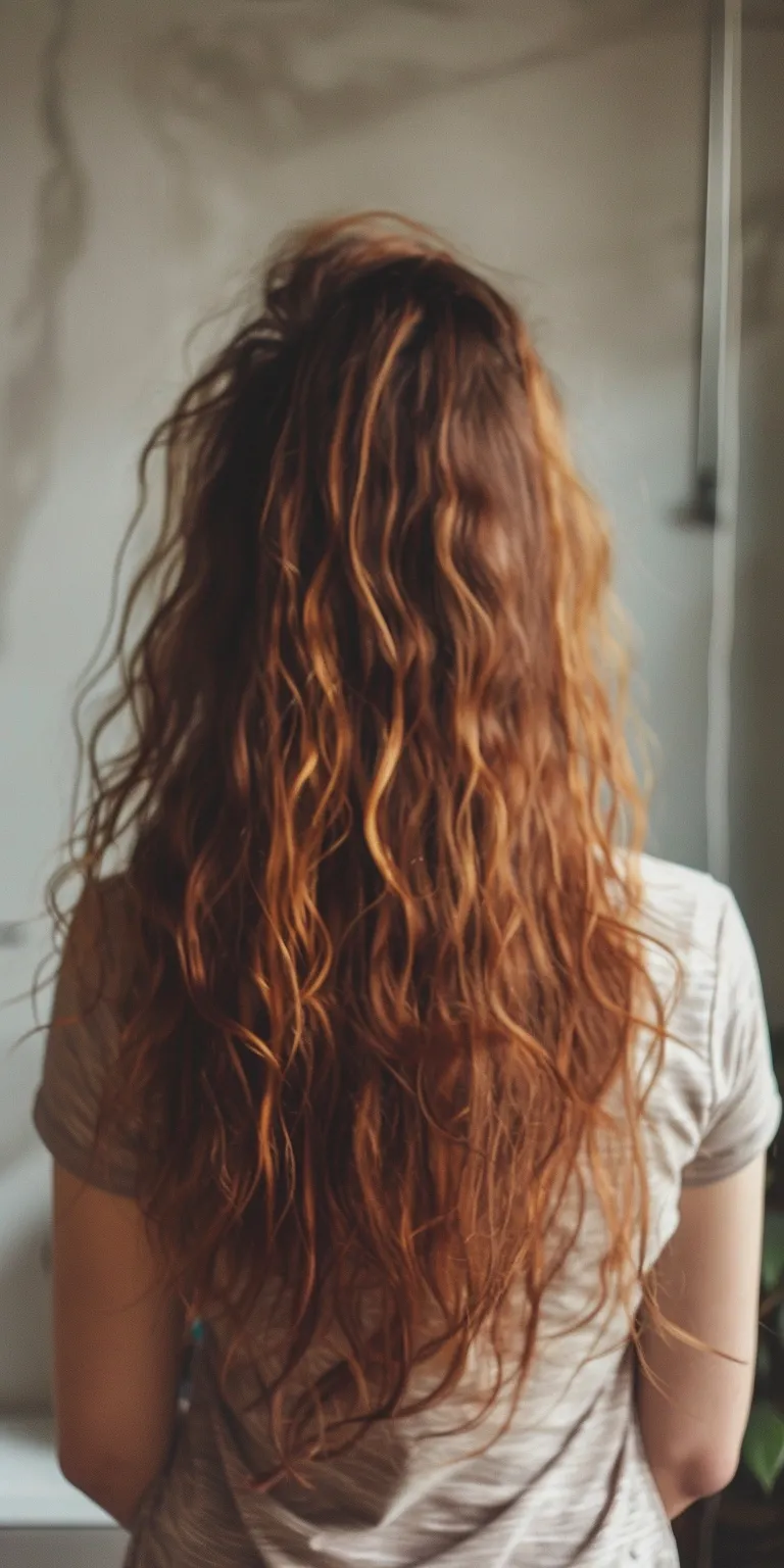 simple hairstyles Layered hair, Long Mermaid Ringlets, Curly hair