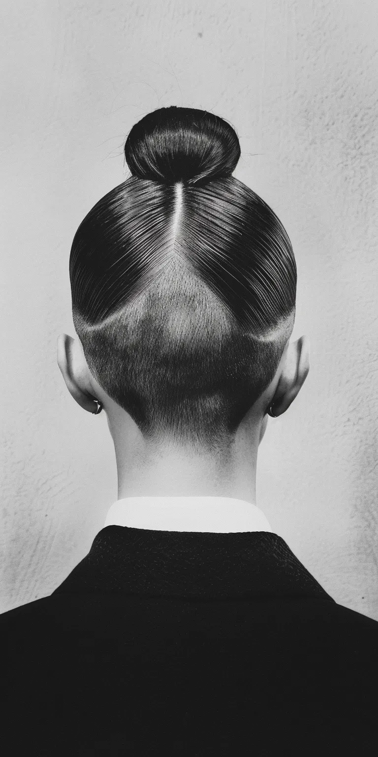 undercut slick back Asymmetric cut, Tonsure, Pompadour, Chignon, Butterfly haircut