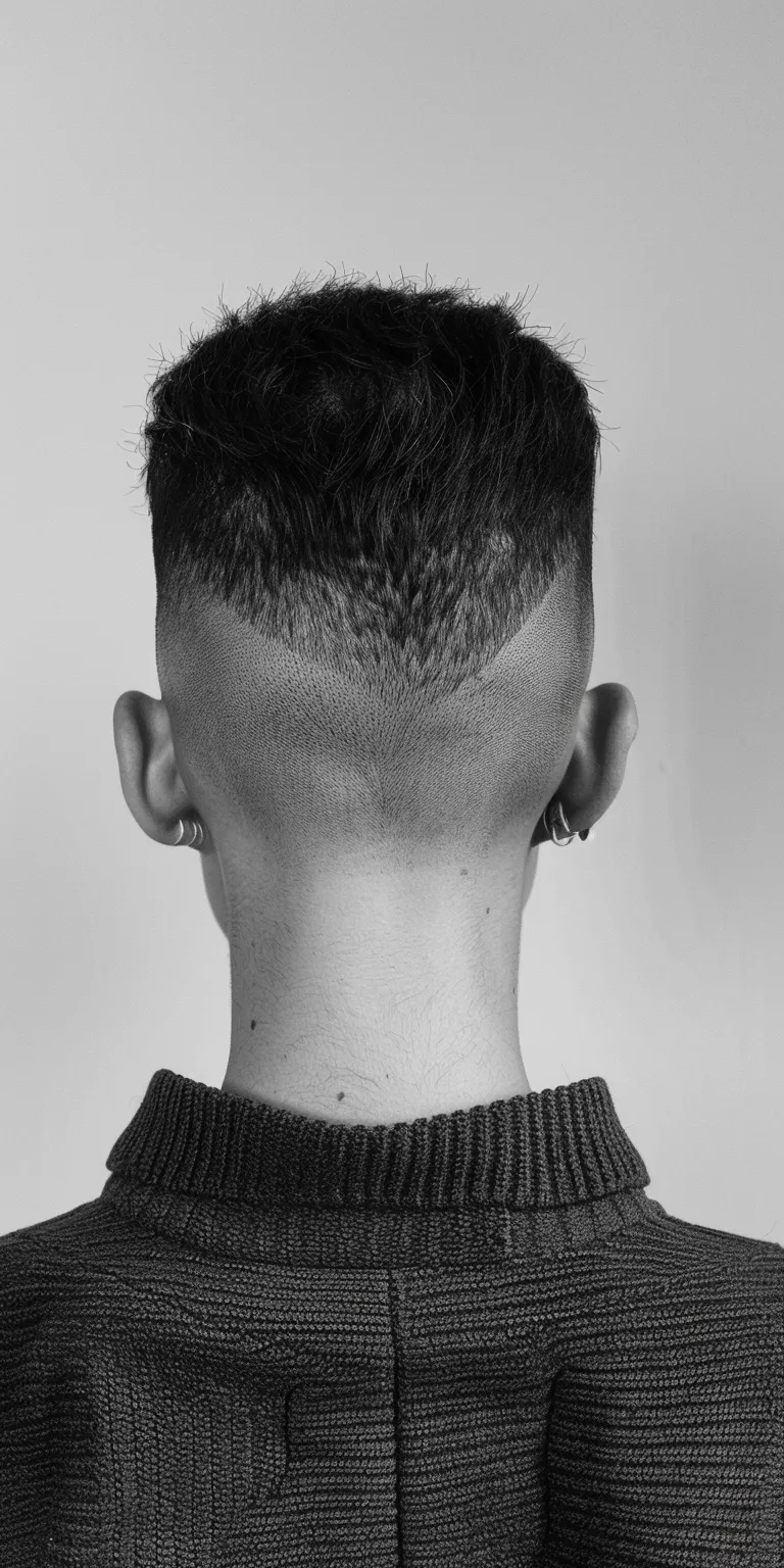 high fade hairstyle Pompadour, Hi-top fade, Asymmetric cut, Tonsure, Mohawk