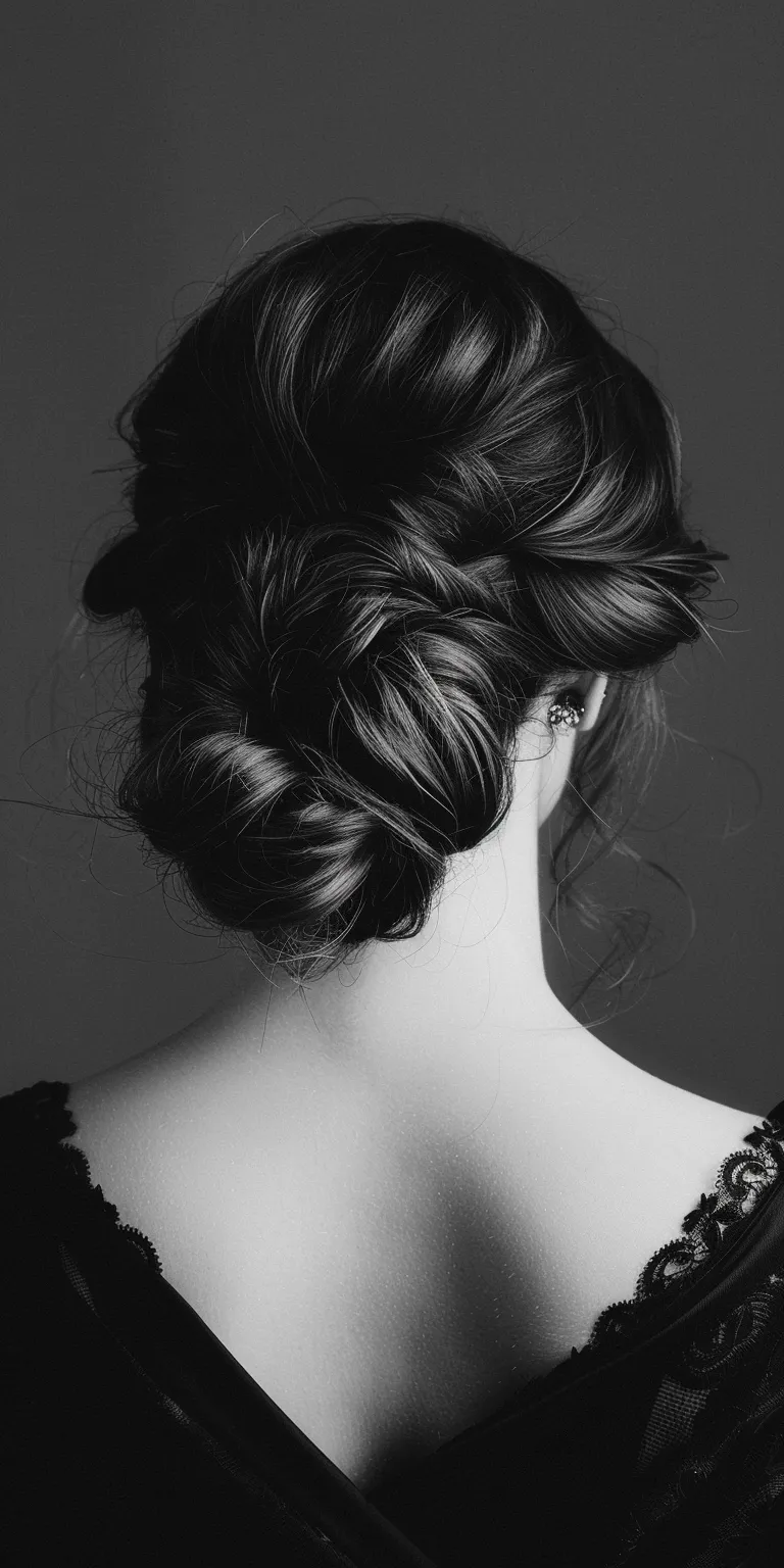 up do hairstyles Chignon, Updo, Milkmaid braid, French twist