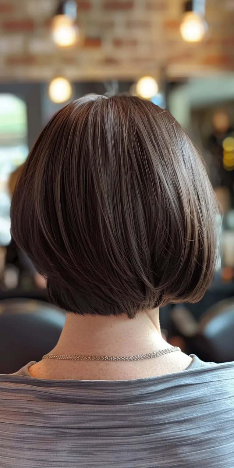 medium short hairstyles Asymmetric cut, Bob Short brush Professional Pixie cut