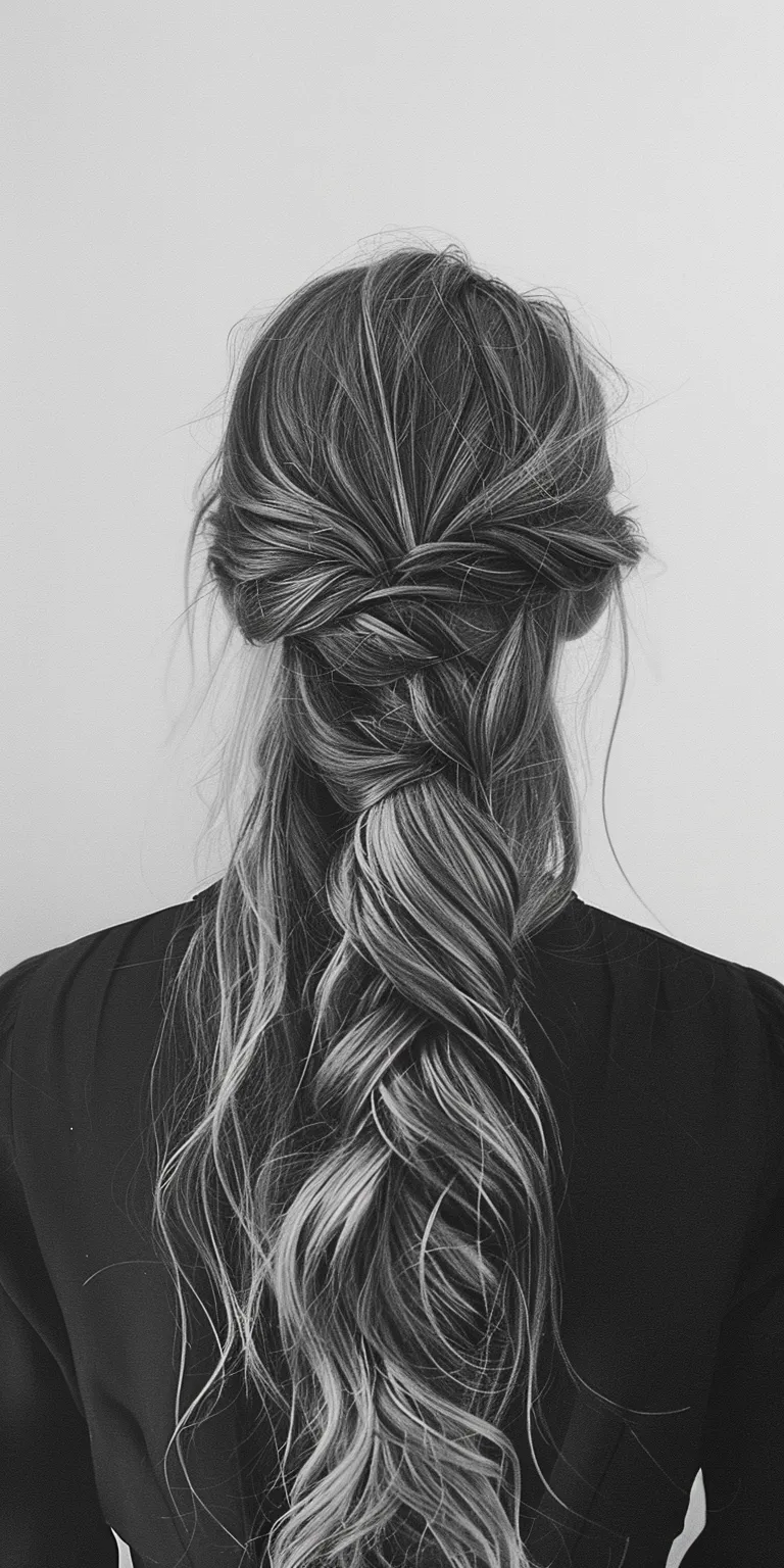 formal hair styles Waterfall braids, French braid, Braid, Boho twist