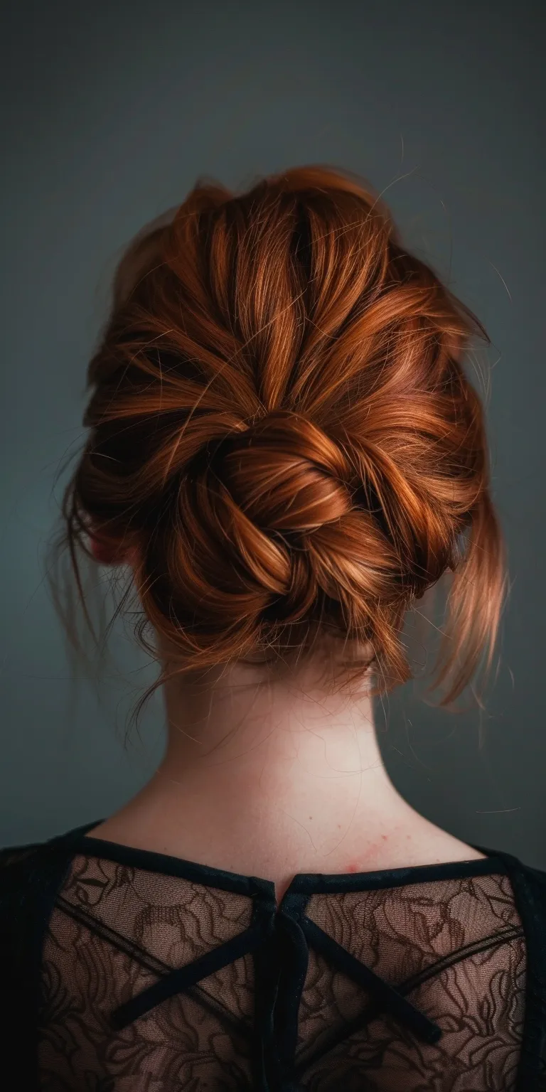 different hair styles Updo, Chignon, French twist, Milkmaid braid, braid