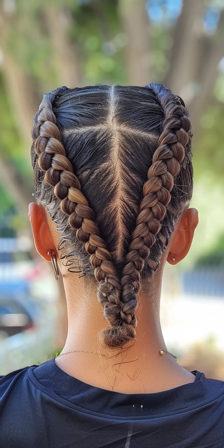 braids to the side Waterfall braids, Boho Hair twists, Braid, French braid