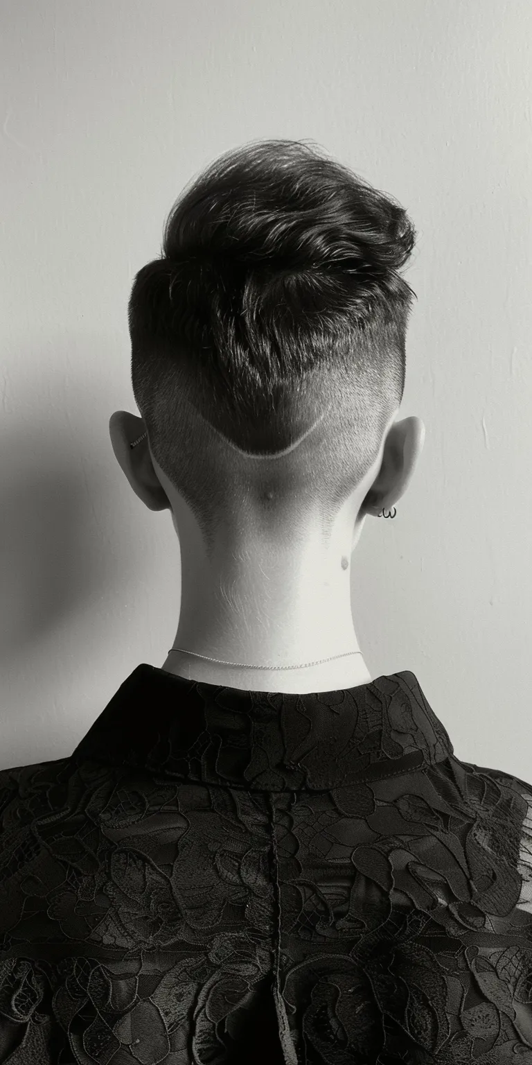 high fade hairstyle Tonsure, Asymmetric cut, Short back and sides, Pompadour, Mohawk