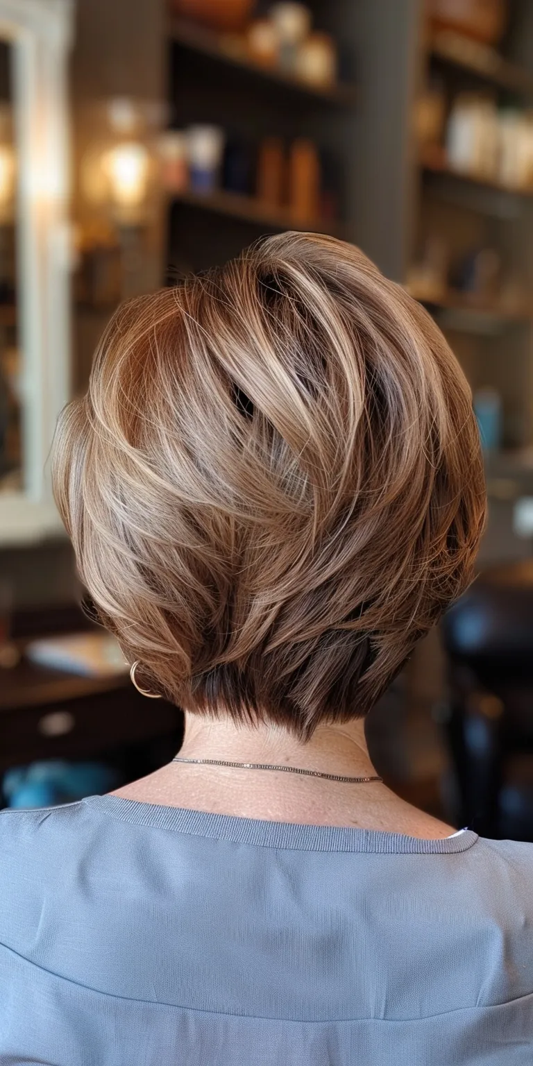 short layered haircuts Asymmetric cut, Short brush Pixie French twist, Updo