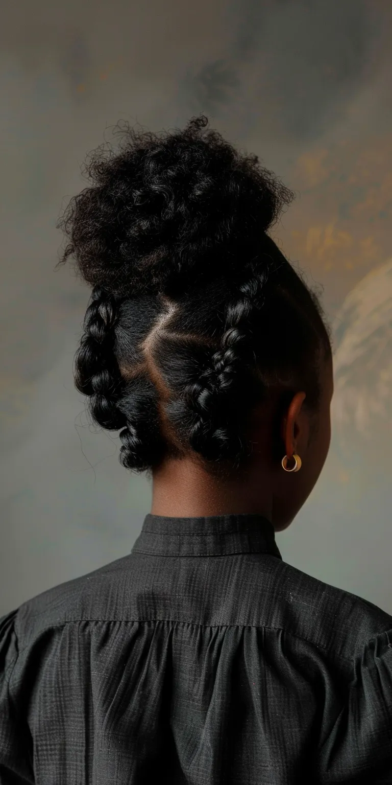 black people hairstyles French twist, Updo, Chignon, Historical Christian hairstyles, Hair twists