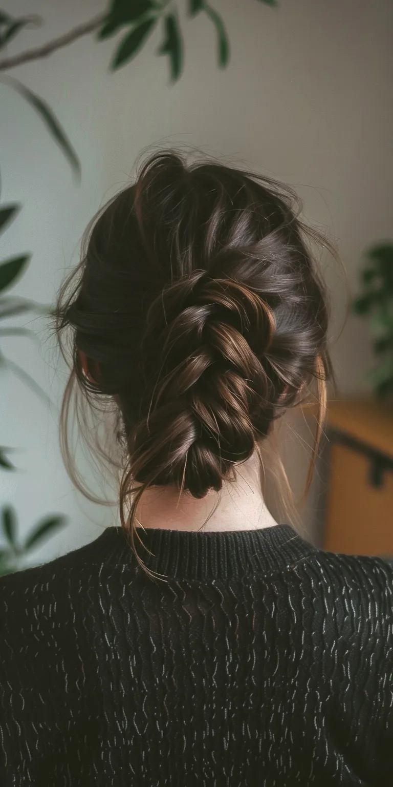 cute hairstyles for medium hair French braid, Waterfall braids, Braid, Updo, twist