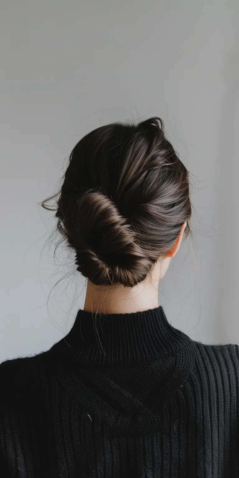 preppy hairstyles Chignon, Updo, French twist, Milkmaid braid, Ballerina bun