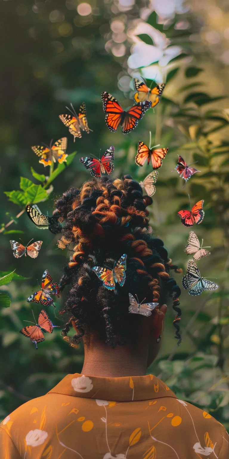 butterfly locs Butterfly haircut, Ringlets, Digital perm, Kinky hair, Hair twists