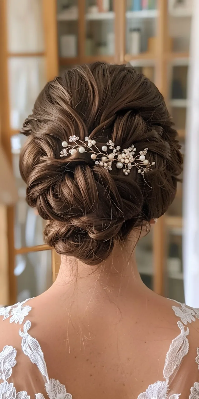 updo hairstyles for wedding Updo, Ballerina bun, Chignon, French twist, Milkmaid braid