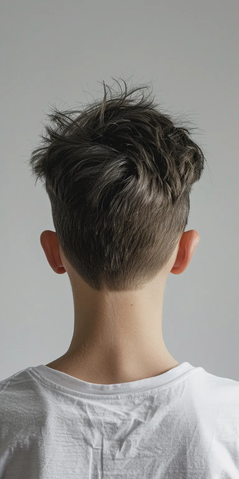 haircuts for teens Asymmetric cut, Pompadour, Short back and sides, Tonsure, Hi-top fade