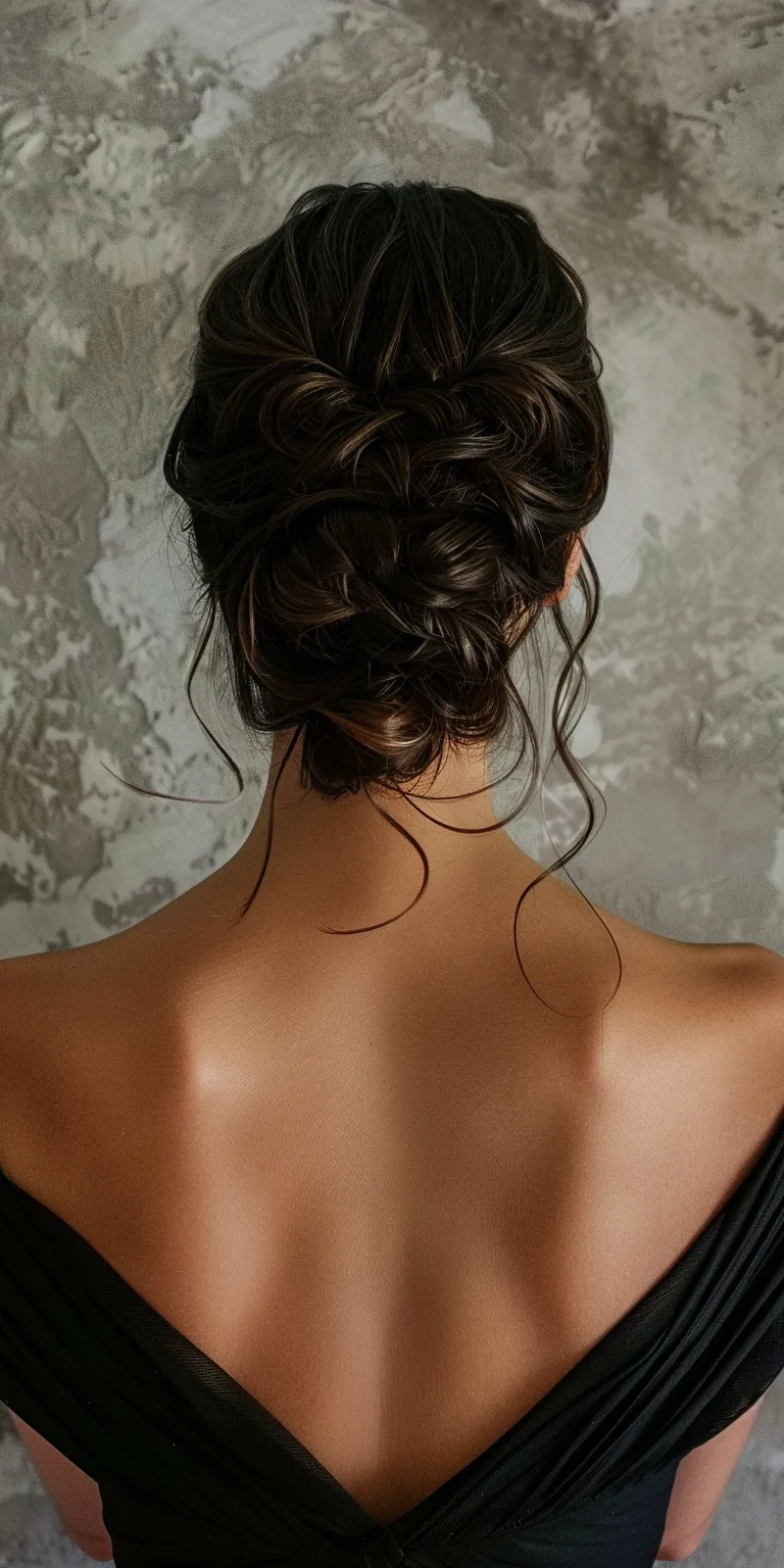 virtual hairstyles Chignon, Updo, French braid, twist, Braid