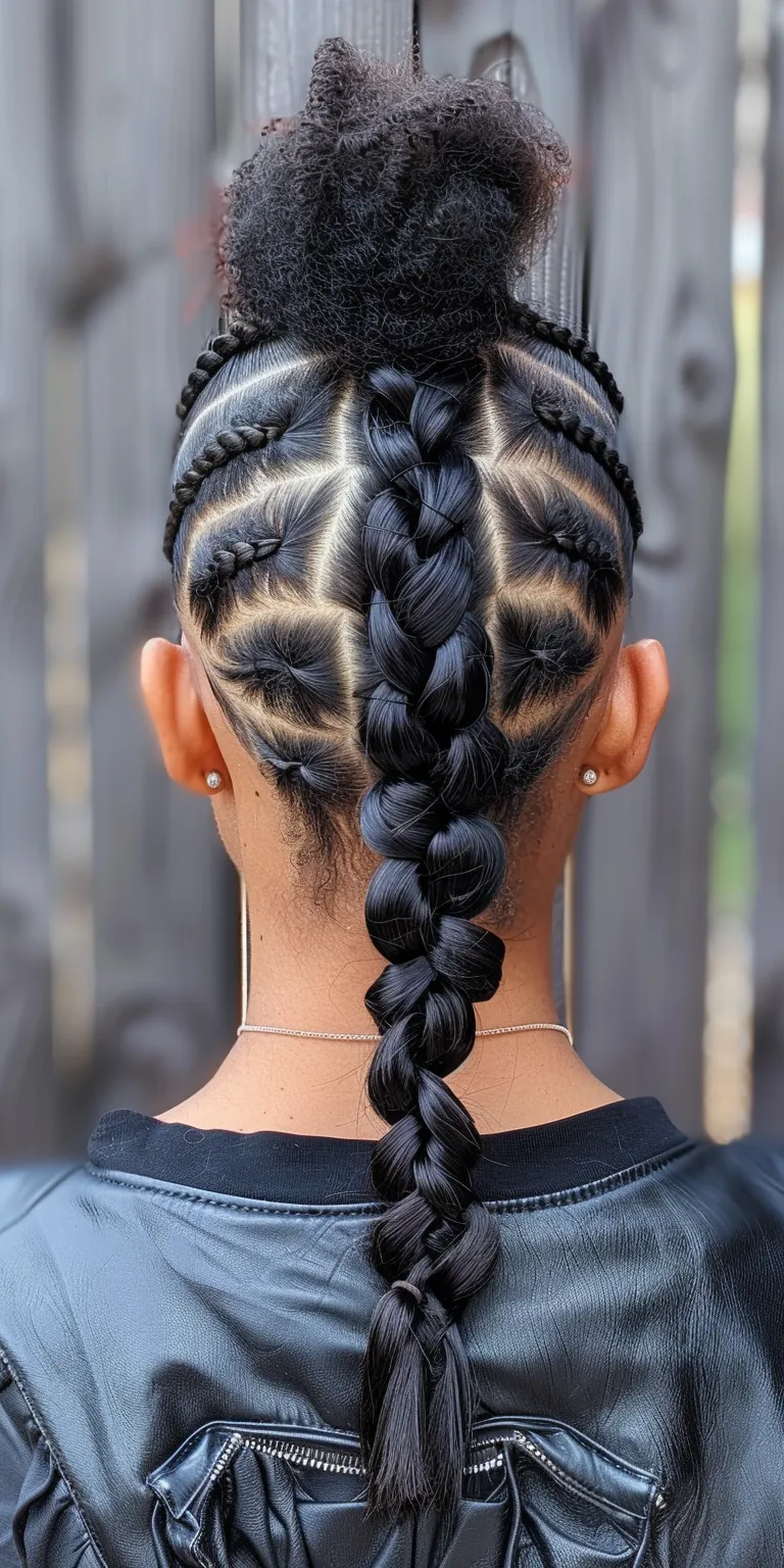 mohawk braids French twist, Hair twists, Waterfall braids, braid, Braid