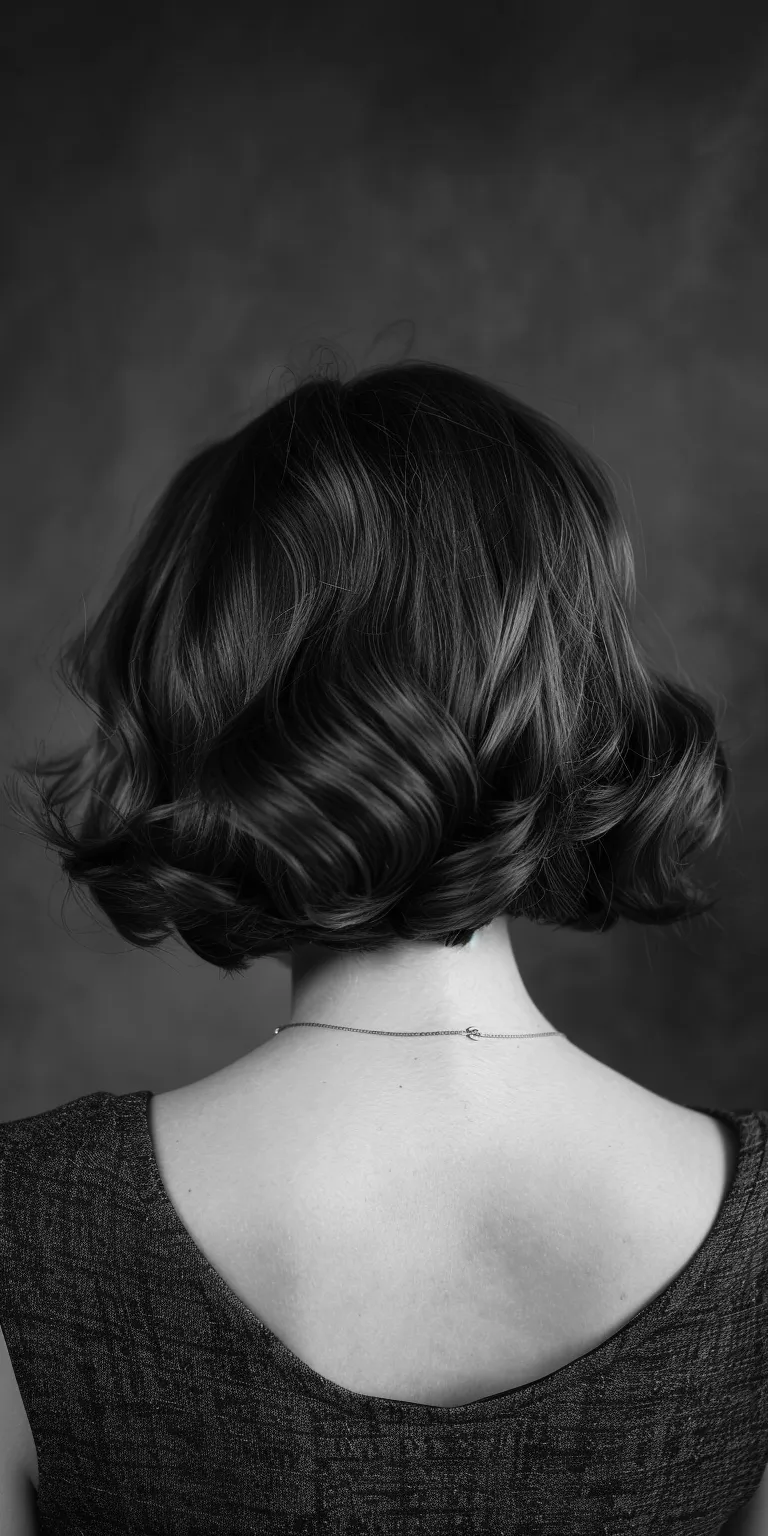 frontal hairstyles Asymmetric cut, Finger wave, Bob Digital perm, Ringlets