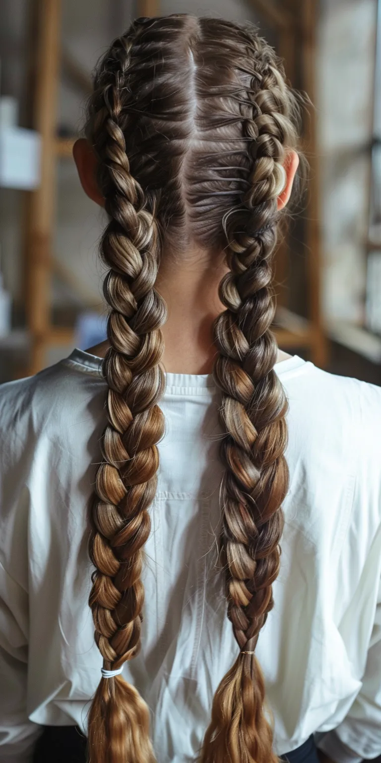 long braids hairstyles Waterfall braids, Boho Braid, Milkmaid braid, French braid