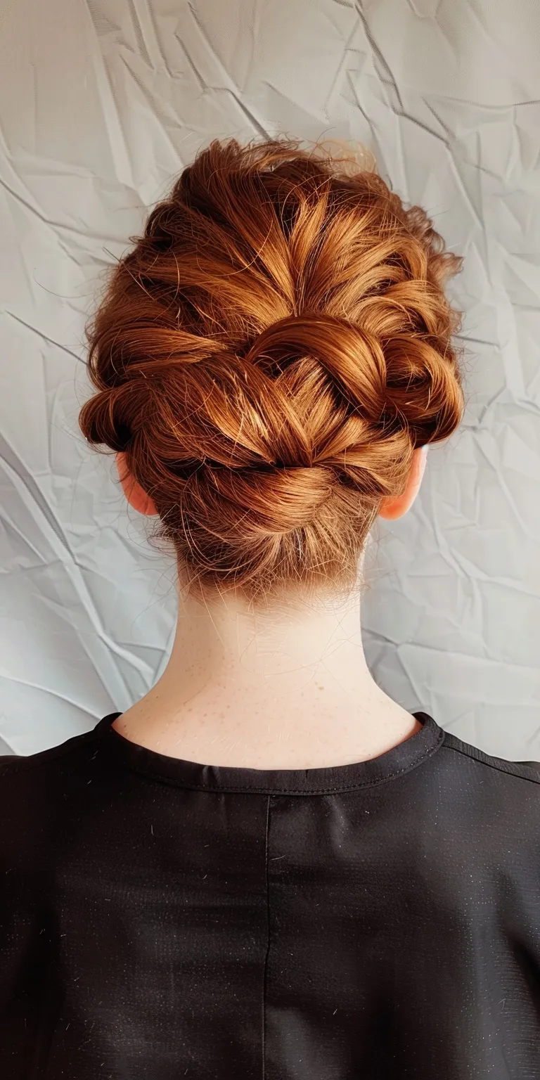 hair stylist Updo, Chignon, Ballerina bun, French twist, Milkmaid braid