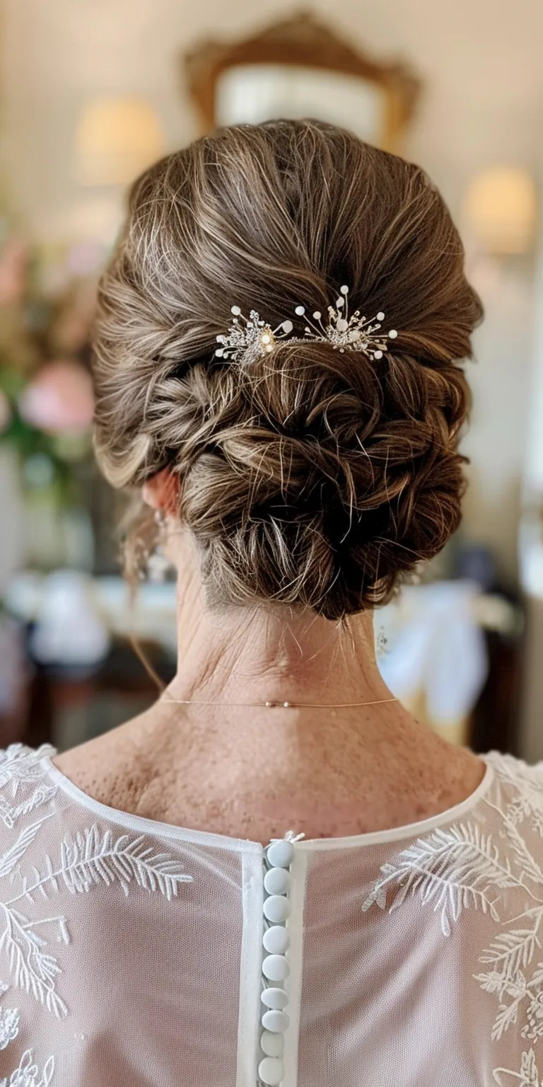 wedding hair styles Updo, Ballerina bun, Milkmaid braid, French twist, Chignon