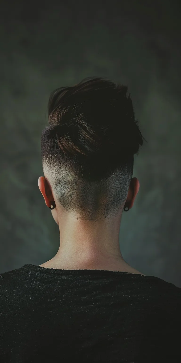 high fade hairstyle Mohawk, Pompadour, Asymmetric cut, Tonsure, Short brush cut