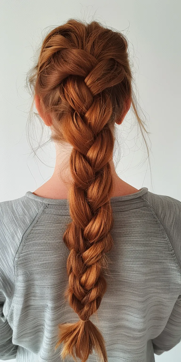 front braid hairstyle French braid, Waterfall braids, Braid, twist, Boho braids