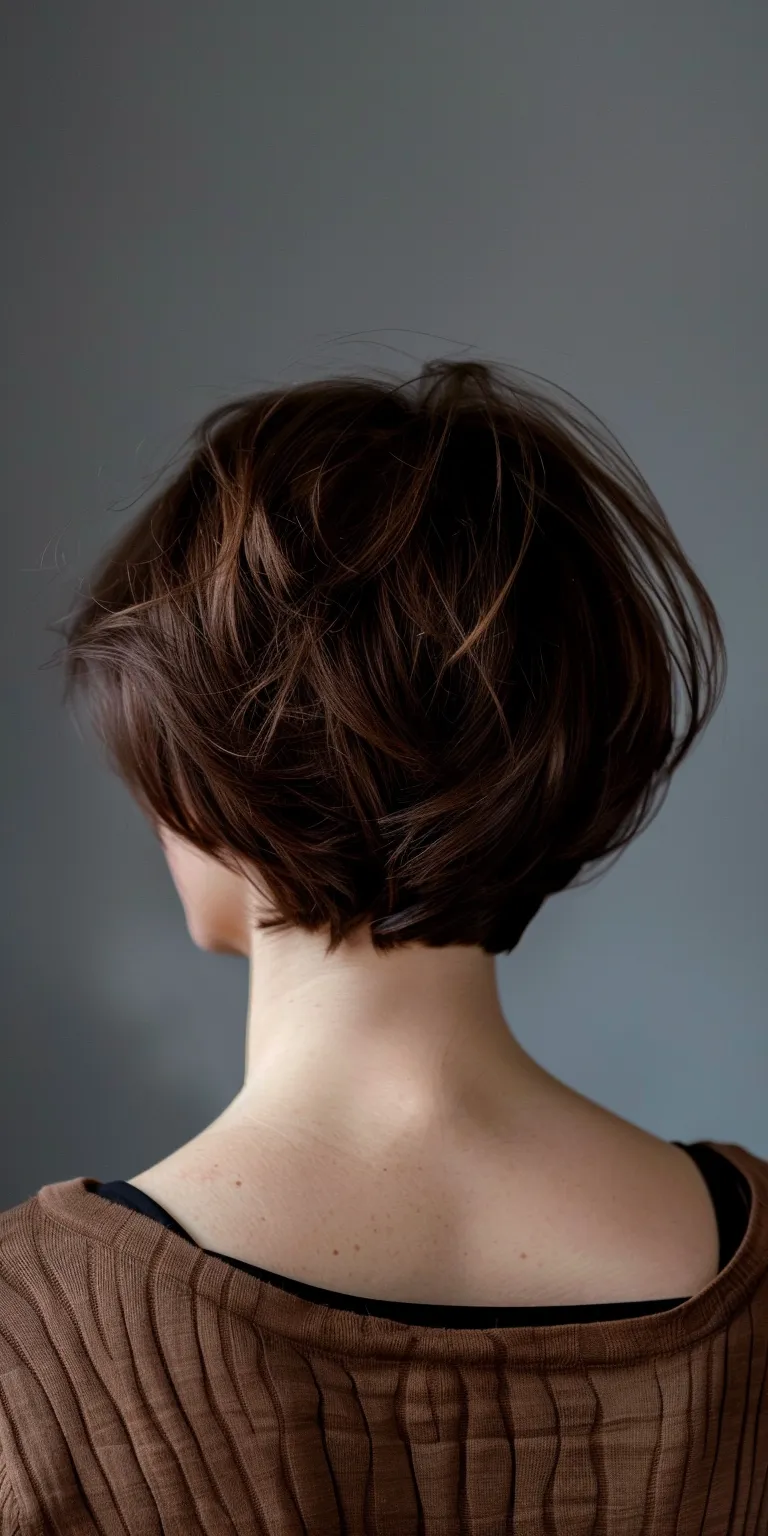 volumizing haircuts for thin hair Asymmetric cut, Chignon, Updo, Japanese women's hairstyles, Pixie cut