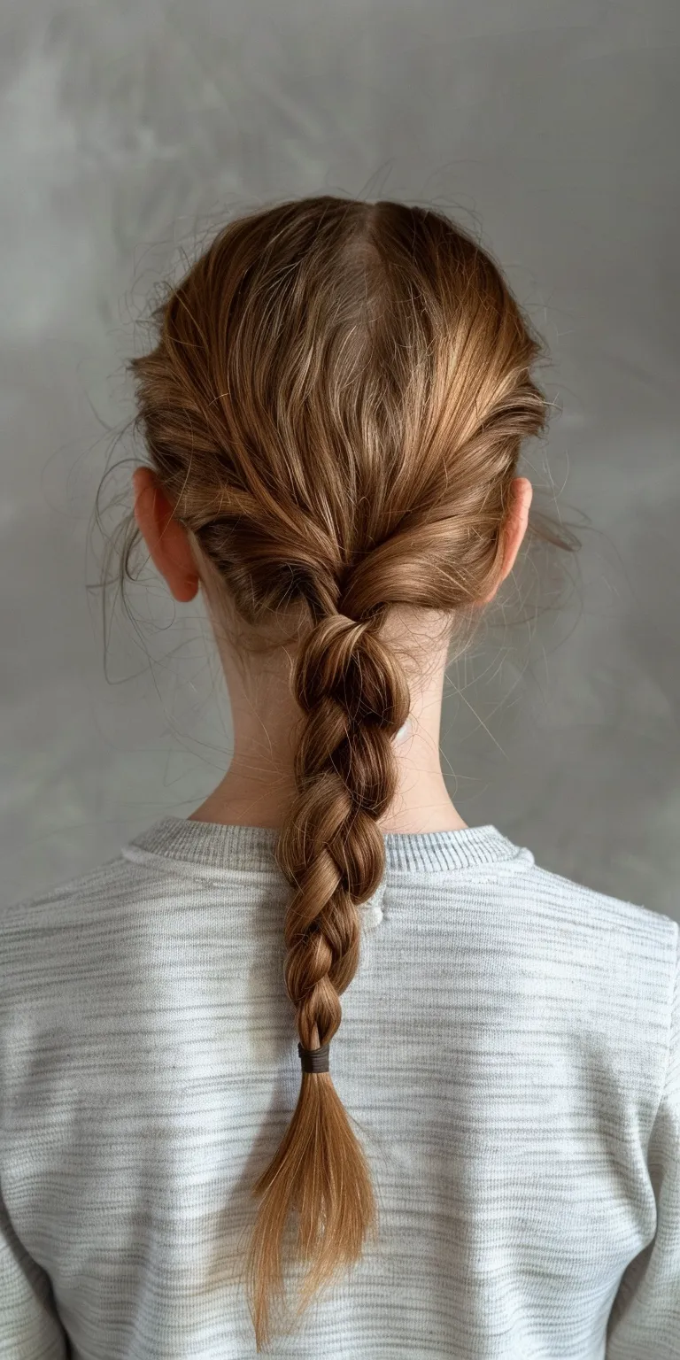 cute ponytail hairstyles French braid, Braid, Waterfall braids, twist, Milkmaid braid