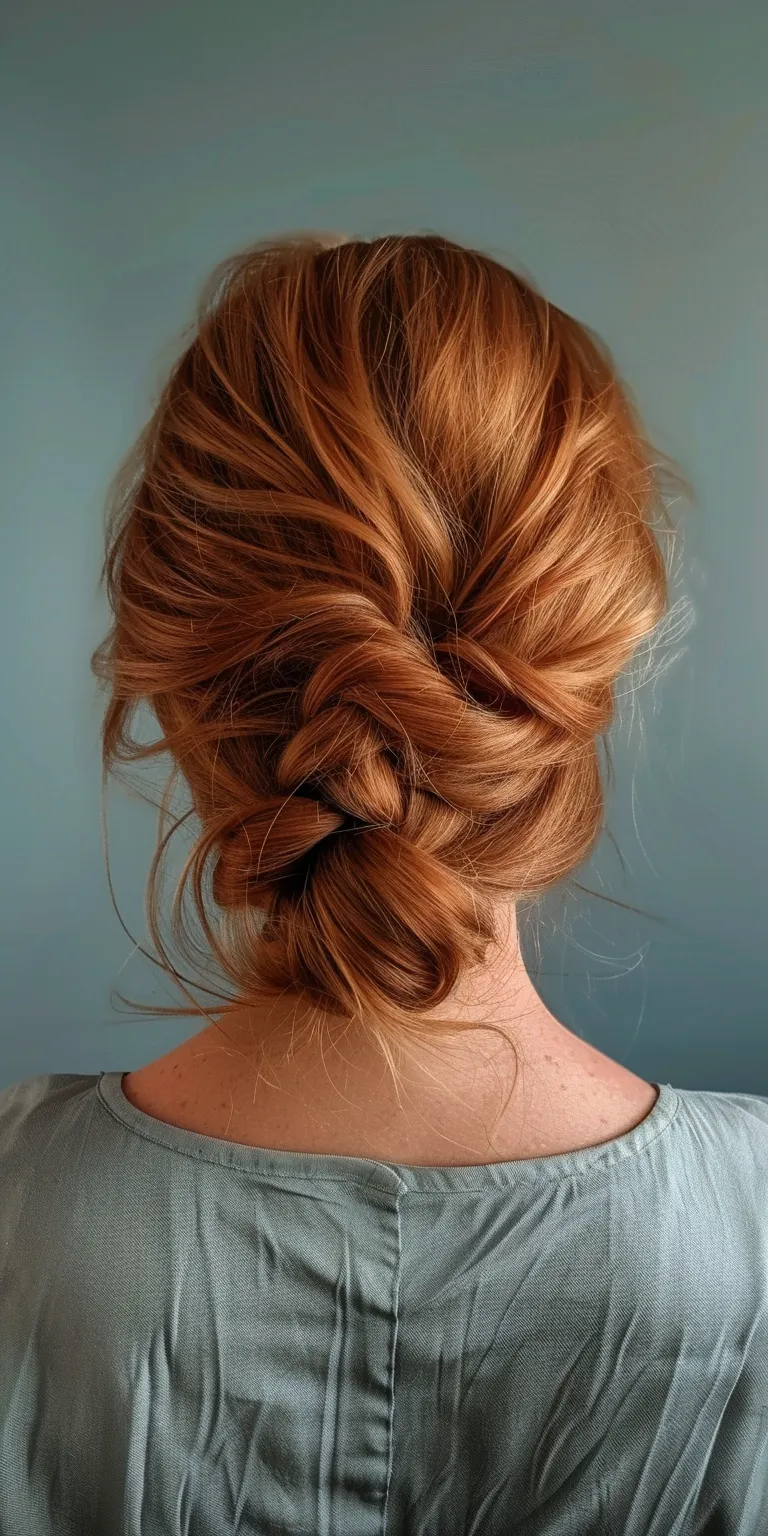 hairstyles for thin hair women Updo, French twist, Chignon, Ballerina bun, Milkmaid braid