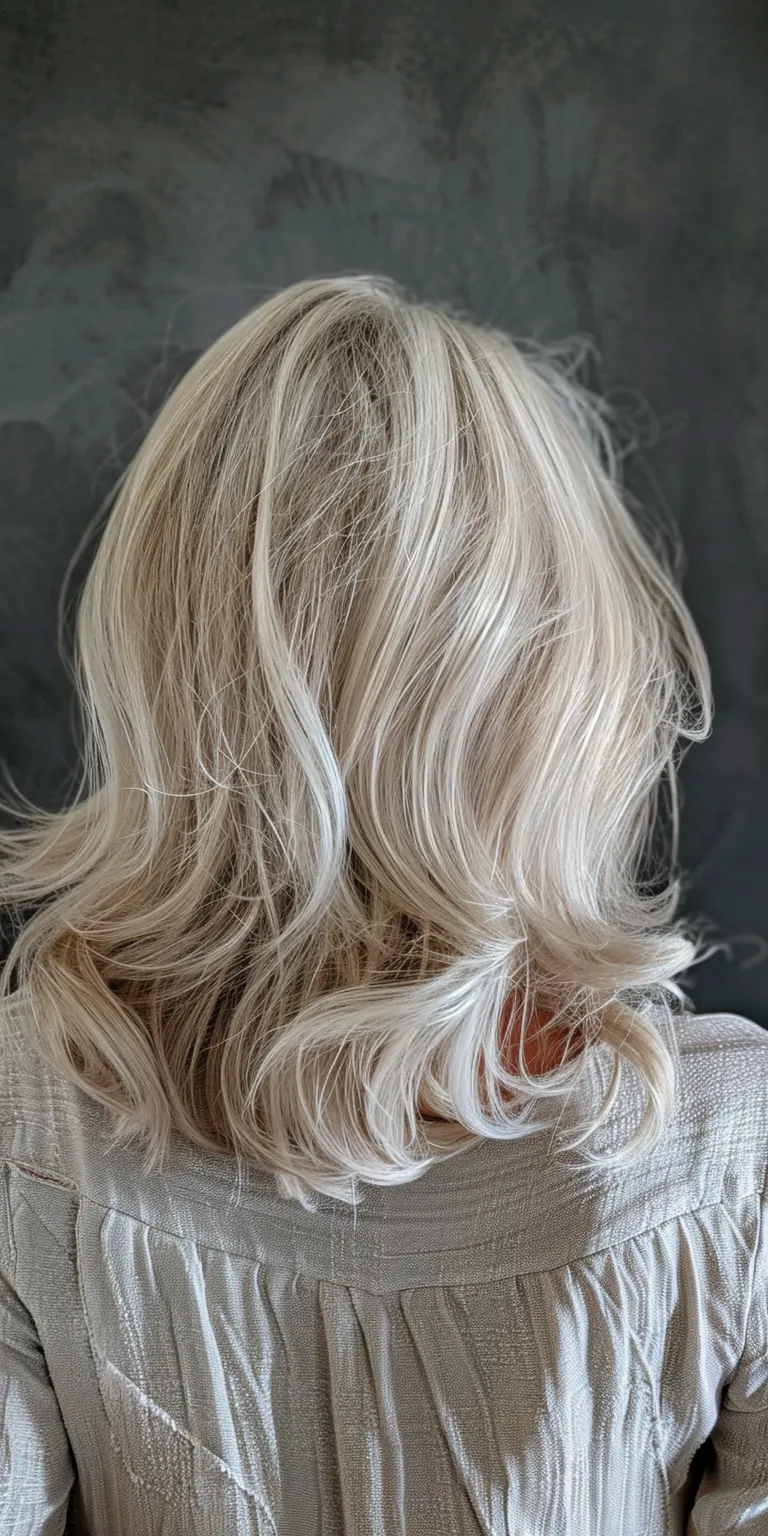 medium haircuts for women over 50 Digital perm, Layered hair, Asymmetric cut, Professional Short brush cut